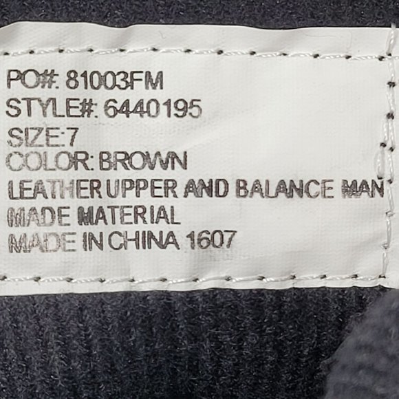 Itasca 3M Thinsulate Insulation Men's Brown Work Boots US Size 7 - Picture 12 of 12